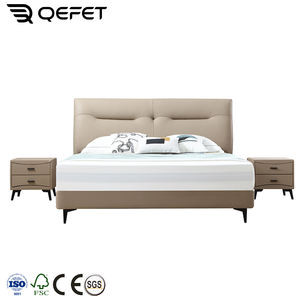 מחיר המפעל הסיטונאי מודרני למעלה-חדר שינה יוקרתי מרופד סט מיטת שיזוף - Product Image 2