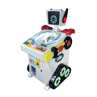 Machine de jeu à œufs torsadés en métal, version anglaise, pour 6 ans et plus, distributeur de jeux d'arcade pour centre de jeux, paiement par pièces