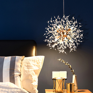 JYLIGHTING lampadario a led contemporaneo lampada a sospensione cucina isola lampade a sospensione lampadario di cristallo rotondo nordico - Product Image 1