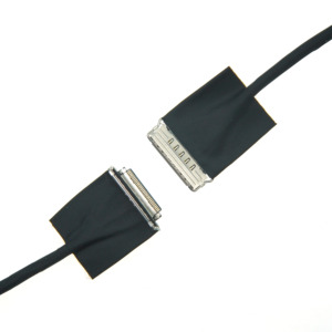 JAE FI-RE51 Platte LVDS-kabel 0,5 mm pitch 51-pins afgeschermde LCD-scherm micro coaxiale kabelboom voor automotive touchscreen monitor - Product Image 5