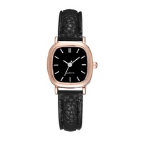 Y377 Montre Femme Reloj Jam Tangan Wanita Tali Kulit PU Coklat Jam Tangan Quartz untuk Wanita Muda Jam Tangan Wanita Produk Baru 2026