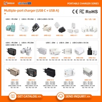 Adaptateur secteur USB-C UNIEAN PD 20W pour ordinateur portable et téléphone