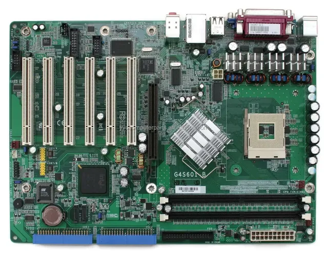 100% OK Original Embedded Industrial Motherboard IPC Mainboard G4S601-B 865G ATX 6 PCI 2 COM 1 LAN with RAM PGA478 CPU