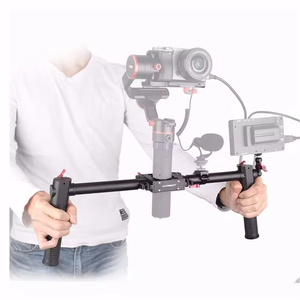 Eachshot Professional Dual Handle <b>Grip</b> Handheld Handlebar Kit for Gimbal of Crane Feiyu MOZA 3 Axis Gimbal Professional Dual Han - Product Image 1