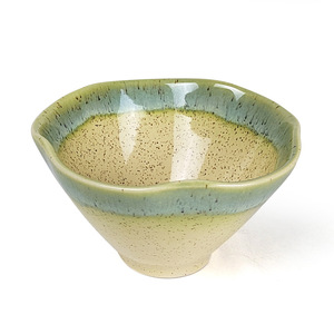 Bol à ramen de style japonais four créatif en céramique jetable PC riz/salade/soupe bol à collation en gros zen pour les fêtes - Product Image 4