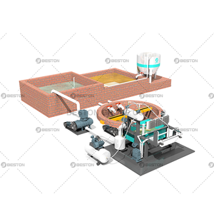 Machine de fabrication de plateaux à œufs en papier Beston Group BTF1-3 800 - <span class=keywords><strong>1000</strong></span> pcs/h expédiée au <span class=keywords><strong>Congo</strong></span> - Product Image 5