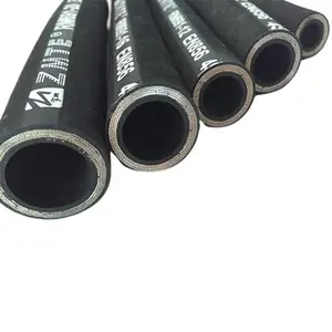 Long Service Life Industrial Hydraulic High Pressure Rubber Hoses Pipe Assembly Flexible Hydraulic Hose