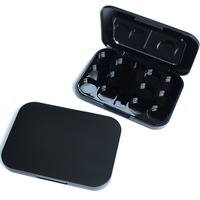 Palette à paupières vide en plastique avec miroir, 12 compartiments, pour maquillage portable, étui de voyage, boîte cosmétique personnalisable, vente en gros