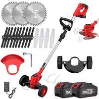 Tondeuse à gazon électrique sans fil pliable 14 pouces 21V légère compacte portable pour balcon OEM CE RoHS en gros