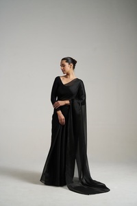 High Elastic Polyester Saree Shapewear Fish Cut Petticoat Slim Fit Seamless Underskirt Body Shaper <b>for</b> Smooth Saree Look - Product Image 6