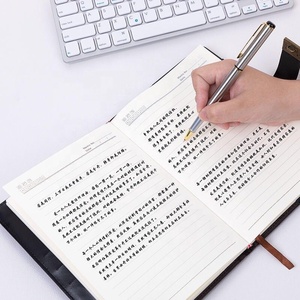 Bán nhà máy trực tiếp A5 B6 Bìa Cứng PU da máy tính xách tay Nhật ký với khóa kỹ thuật số mật khẩu cho sinh viên - Product Image 6