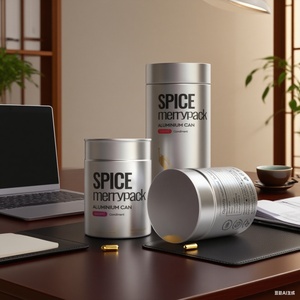 Premium <b>Spice</b> Canister | Eco Custom Aluminum <b>Jar</b> | Airtight Kitchen Storage - Product Image 3