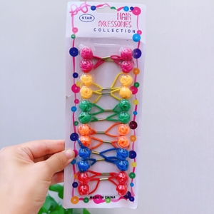 MYLULU Meilleur service pour vous, attaches pour cheveux pour filles avec boule, attaches pour queue <span class=keywords><strong>de</strong></span> cheval, attaches pour cheveux à boule pour enfants, bulles pour cheveux pour enfants - Product Image 3