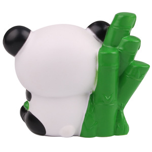 Lindo Panda con Bambú, Decoración de Escritorio de Plástico, Suministros de Oficina, Regalo de Cumpleaños - Product Image 4