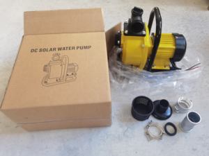 Pompa sentrifugal aliran besar Dc, pompa sentrifugal pengukur mandiri dengan pengontrol eksternal untuk irigasi - Product Image 3