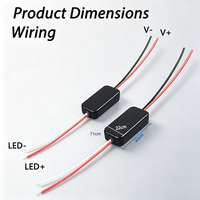 Détecteur de mouvement radar micro-ondes intelligent 12V 24V, détecteur de présence humaine pénétrant le bois/plastique pour éclairage LED dissimulé