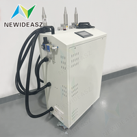 Eficaz equipo de tratamiento de superficie de Plasma con 3 pistolas pulverizadoras para detener la carpeta de división de bordes de cartón maquinaria de goma plástica