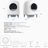 Hot Sale Automatische Katzen toilette Keine Schaufel maschine mehr Selbst reinigende Wurf Sandbox Roboter Auto Selbst reinigende Katzen toilette