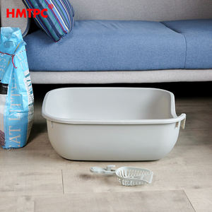 Akıllı kedi kum kabı 20L plastik entegre açık kedi çöp kolay temiz özelliği ile PP malzemeden yapılmış - Product Image 2