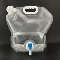 Sac BIB Aseptique 96oz 3L 5L 10L en PE Plastique Imprimé par Gravure pour Vin, Champagne, Vodka, Boissons Énergisantes, Bière, Jus avec Robinet Distributeur