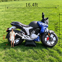 Moto gonflable géante sur mesure de 5 m (16,4 pi) pour événements et compétitions en extérieur