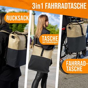 Zaino da Bicicletta 3-in-1 in PVC Impermeabile [27L] con Scomparto per Laptop e Elementi Riflettenti per E-bike - Product Image 5