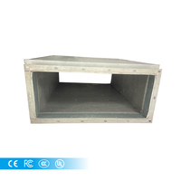 Silencieux d'air carré circulaire Type d'impédance silencieux Angle fer bride reliant l'atténuateur sonore pour les pièces de ventilateur de Ventilation HVAC