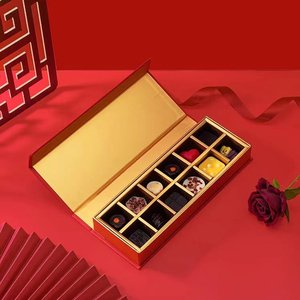 Elegant Luxury Rigid <strong>Rectangle</strong> <strong>Chocolate</strong> Gift Box with Minimalist Design Recycled Premium Paperboard Material Socks <strong>Packaging</strong> - Product Image 3