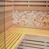 Tamaño grande Diseño caliente 4-6 Personas Sauna Interior Wet Steam Spa Sauna de cinco lados con vidrio templado de 8 mm