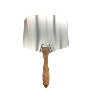 <span class=keywords><strong>Pelle</strong></span> à pizza pliable <span class=keywords><strong>en</strong></span> aluminium avec manche <span class=keywords><strong>en</strong></span> <span class=keywords><strong>bois</strong></span> 12/14 pouces pour four, grill, cuisson de pizzas maison, pains et pâtisseries - Product Image 4