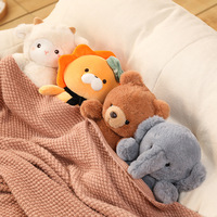 Peluche douce et mignonne en forme de petit animal avec rembourrage en coton PP, petite poupée animale en polaire, jouet réconfortant