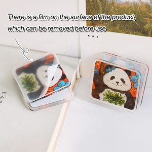 Pince Panda mignonne pince à reliure en <span class=keywords><strong>acrylique</strong></span> pince à papier en plastique pour index de fichiers et stockage de papeterie Photo utilisation bureau et école - Product Image 2