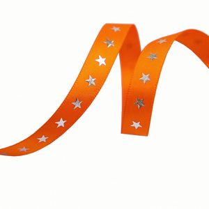 Ruban en satin argenté brillant de 1 cm x 10 yards, longueur personnalisée, pour emballage cadeau de Noël et décoration de sapin - Product Image 5