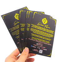 Carte de visite personnalisée avec logo en feuille d'or, carte postale publicitaire de luxe, cartes de vœux, promotion de l'entreprise, carte de remerciement