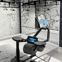 Mia Custom Logo Abs Wheel Workout Trainer Équipement de fitness portable avec EVA et exercice en acier Matériau portable en acier EVA