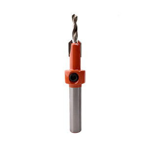 Foret à fraiser Haantai, tige de 6,35 mm, longueur de 55 mm, 2 cannelures, tige droite, finition brillante, pour métaux non ferreux - Product Image 1