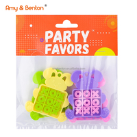 Tic Tac Toe Jeu En Plastique Lapin Grenouille Animal Mini Party Favors Jouets En Vrac Jouets pour Enfants