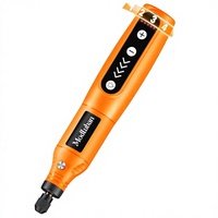 Meuleuse d'angle électrique légère de qualité industrielle, mini, humide, 3 mm, 15000 tr/min, vitesse variable, 10 W, alimentée par batterie