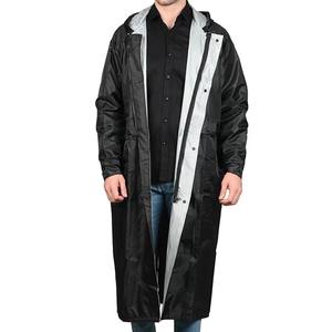 Manteau de pluie à prix d'usine, haute qualité, design personnalisé, couleurs noires, manches longues, manteau d'hiver pour hommes - Product Image 4