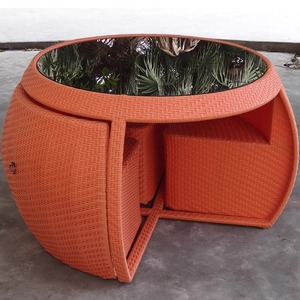 모던 야외 라탄 소파 세트 수영장 및 해변에 적합 야외 소파 세트 조합 맞춤 가능 - Product Image 2