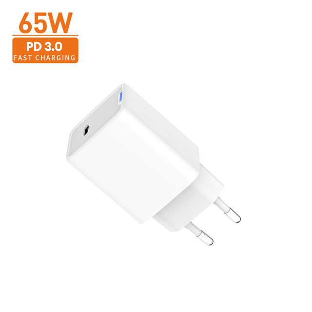 Vina 65W GaN Charger USB Type C Fast Charge GaN MINI PD Single Port US for Samsung QC3.0 PD for Android Wall Pd Gan Super Usb
