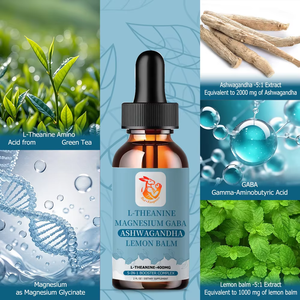 Suplementos Herbales al Por Mayor de Fábrica con Extracto de Balsamo de Limón en Gotas Líquidas para Adultos, para Apoyar una Respuesta Saludable al Estrés - Product Image 6