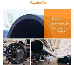 Prix de gros HDPE Hostalen CRP 100 Granulés vierges HDPE noirs pour tuyaux PE100 Granulés HDPE noirs pour tuyaux - Product Image 3