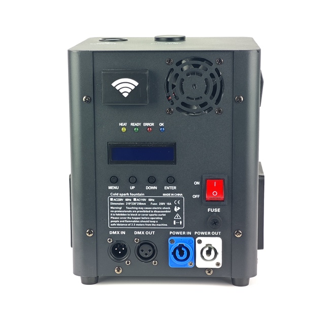 650W Large Outdoor Wedding Party Stage Equipment Cold Spark Machine Electric Fireworks with DMX512 Control for Stages
