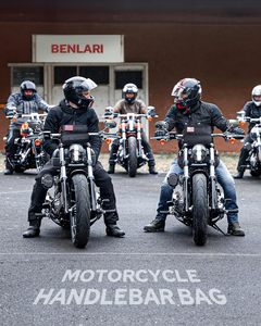 Sac à outils universel en Polyester imperméable et amélioré pour les motos Dirtbike Sportsters Pochette avant à la mode Rangement pour <span class=keywords><strong>guidon</strong></span> - Product Image 6