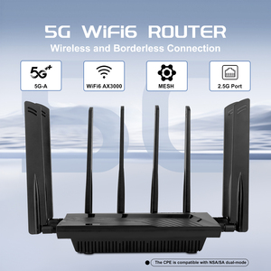 Suncomm openwrt se06 <span class=keywords><strong>4G</strong></span> 5G Bộ định tuyến Snapdragon X62 X75 ax3000 băng tần kép <span class=keywords><strong>Wifi</strong></span> 6 băng tần kép <span class=keywords><strong>Wifi</strong></span> 6 khe cắm thẻ Sim Kép Bộ định tuyến openwrt - Product Image 2