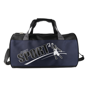 Bolsa de lona de gimnasio de gran capacidad personalizada al por mayor, bolsa de hombro portátil resistente al agua con cremallera para viajes, deportes, almacenamiento de comestibles - Product Image 2