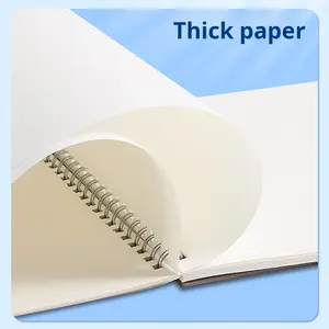 Album de croquis à spirale A4 épaissi pour élèves du primaire, idéal pour les débutants en art, spécial <span class=keywords><strong>gouache</strong></span>, couleur non transparente - Product Image 3