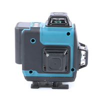 Niveau laser vert TRILUSI personnalisé pour intérieur, qualité industrielle, 4D, 360 degrés, 5 points, batterie au lithium, largeur de ligne 2 mm, rotatif manuel