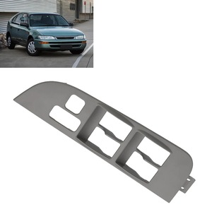 Toyota Corolla Driver Side <b>Window</b> Switch <b>Panel</b> 74232-02060-C0 Black Beige ABS Replacement Part - Product Image 3